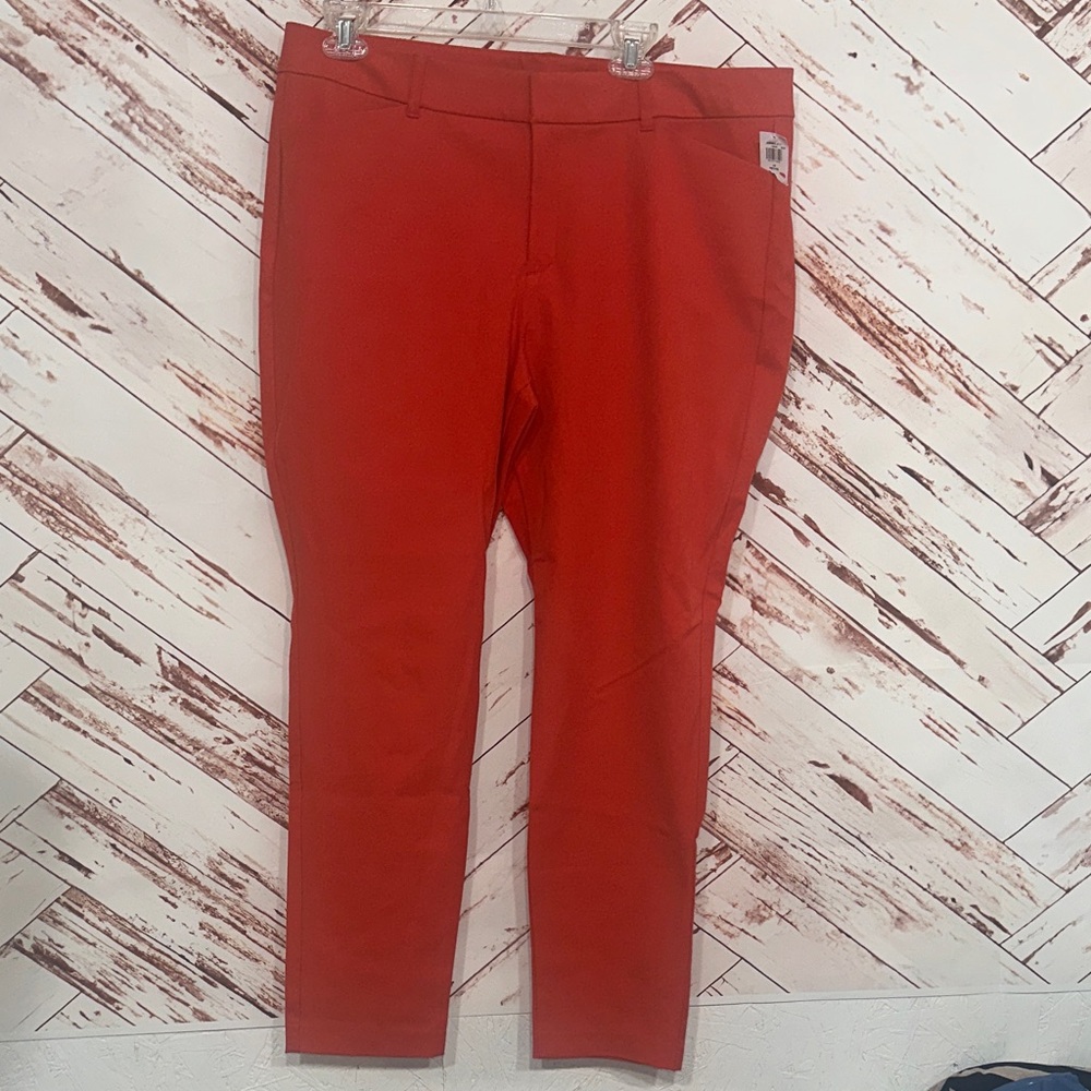 NWT Old Navy orange Skinny Pants